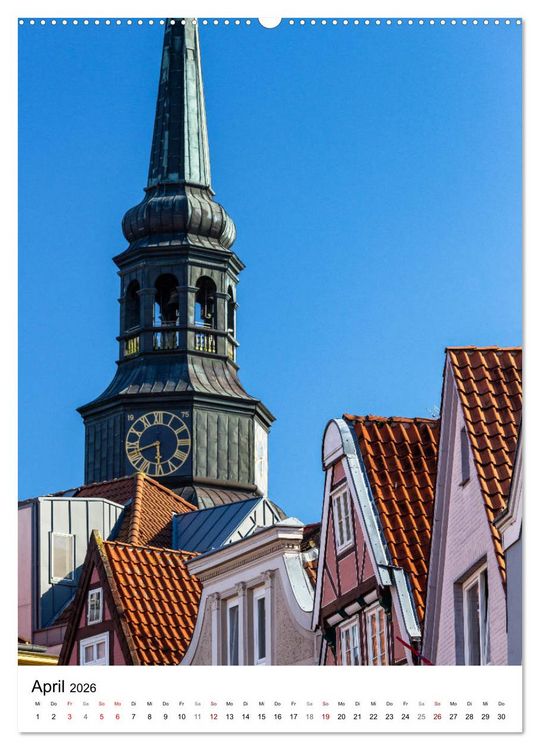 Produktbild: Hansestadt Stade - Historische Stadt an der Elbe (Wandkalender 2026 DIN A2 hoch), CALVENDO Monatskalender