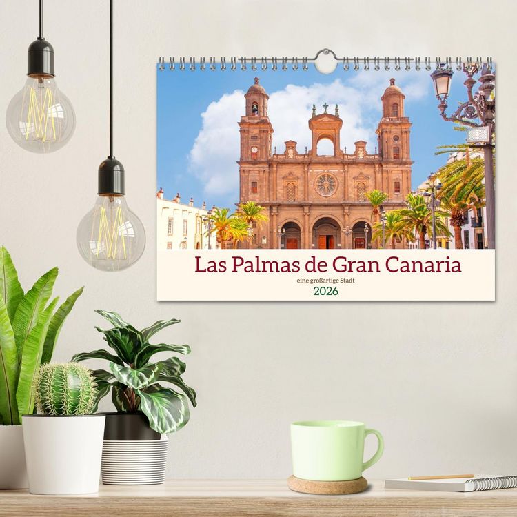 Produktbild: Las Palmas de Gran Canaria - eine gro&szlig;artige Stadt (Wandkalender 2026 DIN A4 quer), CALVENDO Monatskalender