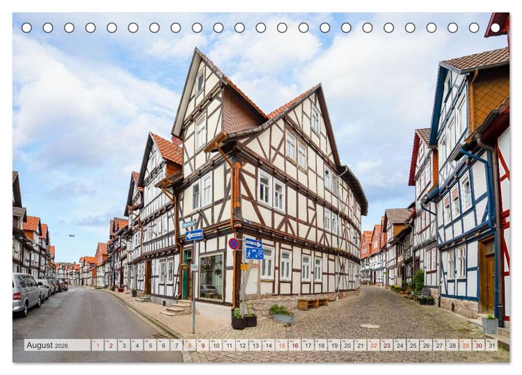 Produktbild: Bad Sooden-Allendorf Impressionen (Tischkalender 2026 DIN A5 quer), CALVENDO Monatskalender