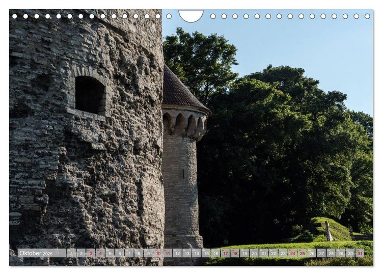 Produktbild: Die Perle am Finnischen Meerbusen Tallinn (Wandkalender 2026 DIN A4 quer), CALVENDO Monatskalender