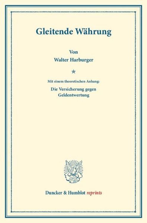 Produktbild: Gleitende W&auml;hrung.