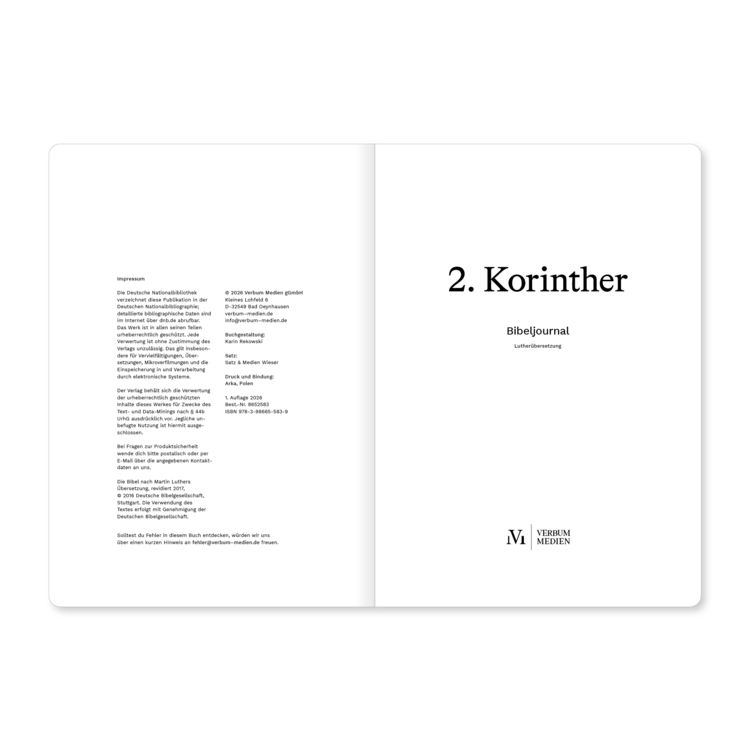 Produktbild: 2. Korinther (Bibeljournal)