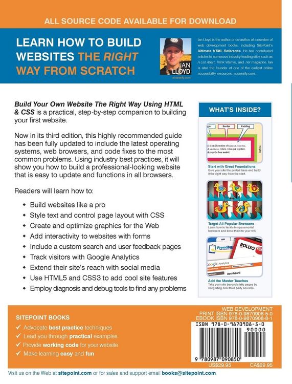 Produktbild: Build Your Own Website the Right Way Using HTML & CSS