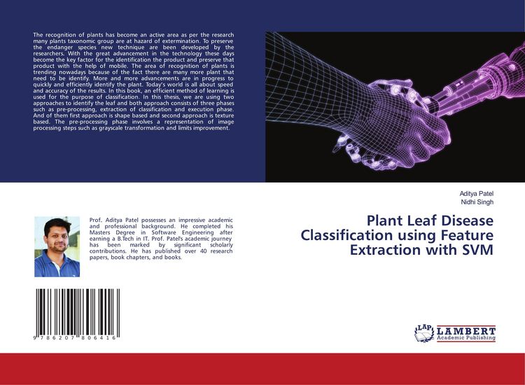 Produktbild: Plant Leaf Disease Classification using Feature Extraction with SVM