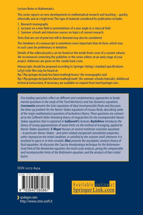 Produktbild: Mathematical Foundation of Turbulent Viscous Flows