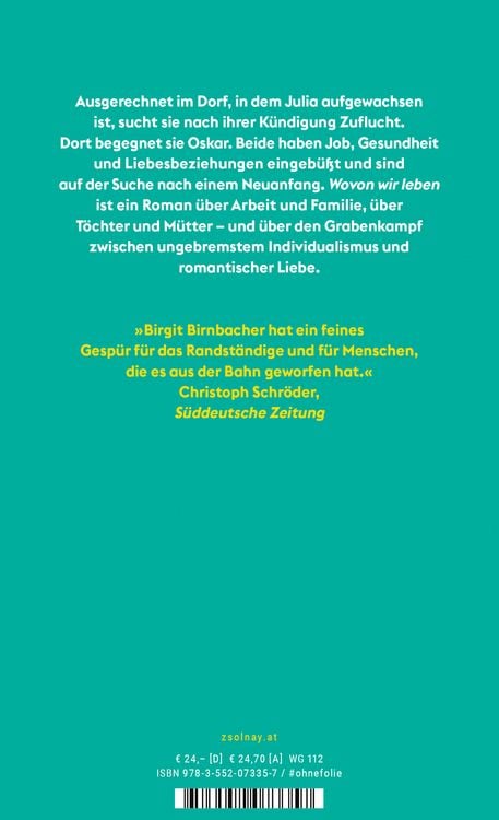 Produktbild: Wovon wir leben