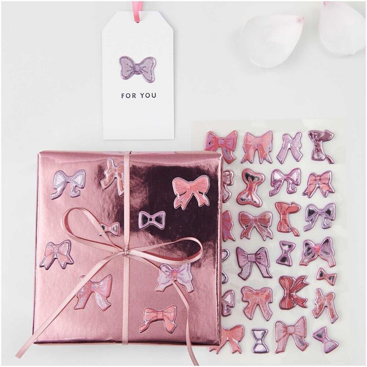 Produktbild: Puffy Sticker La Vie en Rose, Schleifen