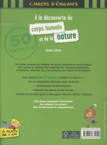 Produktbild: A la d&eacute;couverte du corps humain et de la nature