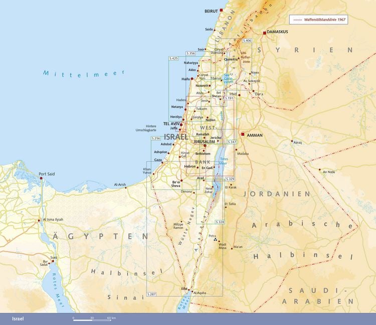 Produktbild: TRESCHER Reisef&uuml;hrer Israel und Pal&auml;stina