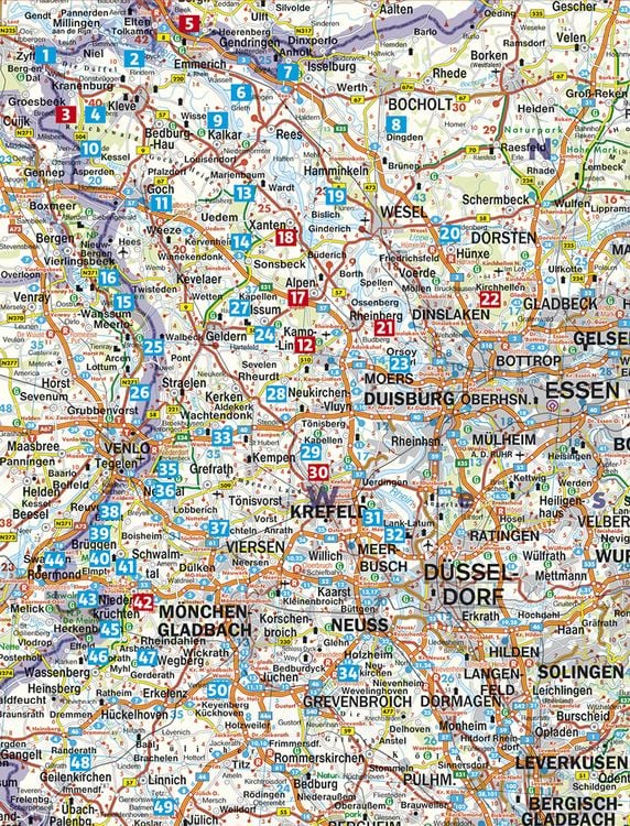 Produktbild: ROTHER Wanderf&uuml;hrer Niederrhein