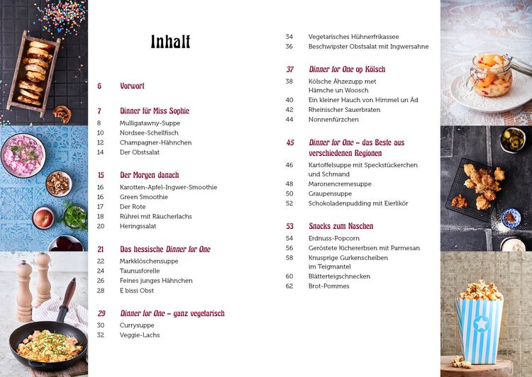 Produktbild: Dinner for One &ndash; Das Kochbuch