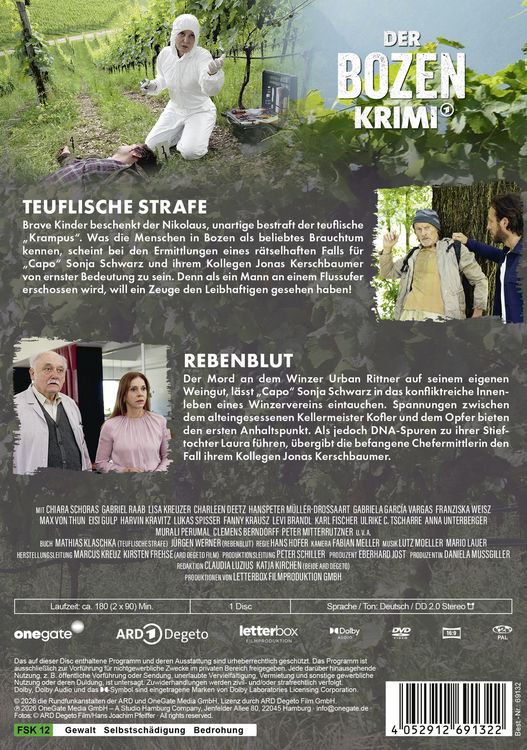 Produktbild: Der Bozen-Krimi: Teuflische Strafe / Rebenblut (Teil 21 & 22)