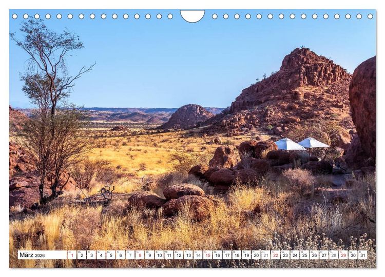 Produktbild: Namibia - Farben und Licht (Wandkalender 2026 DIN A4 quer), CALVENDO Monatskalender