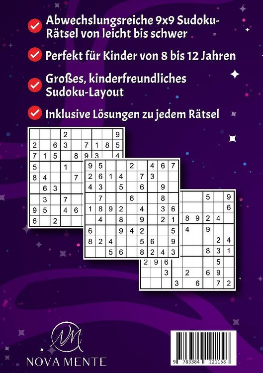 Produktbild: Sudoku Spa&szlig; f&uuml;r Kinder ab 8 Jahren
