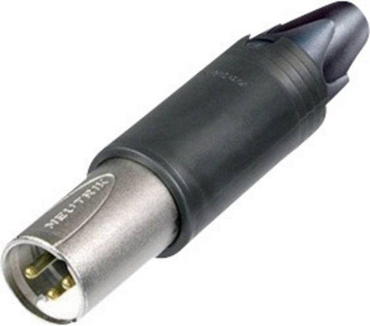 Produktbild: Neutrik NC3FM-C XLR-Steckverbinder Stecker, gerade, Buchse, gerade Polzahl: 3 Silber 1St.