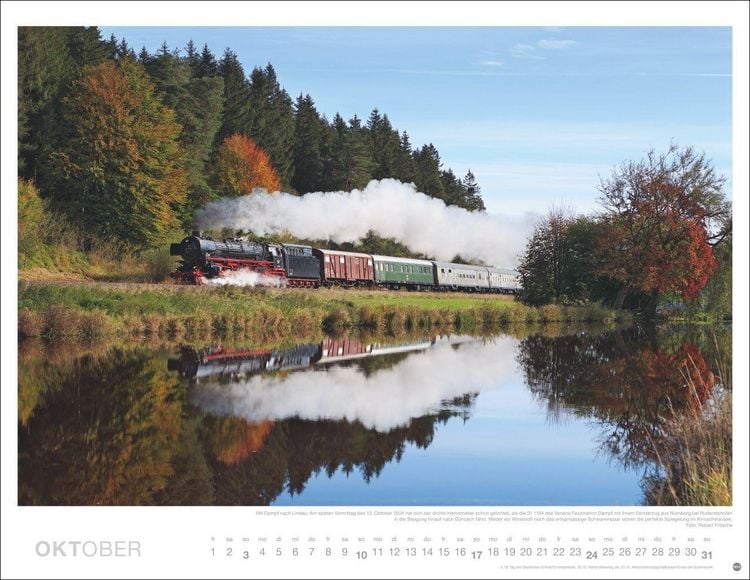 Produktbild: Eisenbahn-Romantik Posterkalender 2027