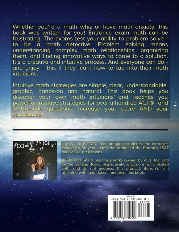 Produktbild: Intuitive Math - 100+ Power Strategies for ACT&reg; and SAT&reg; Math