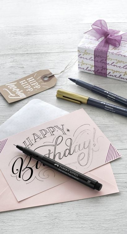 Produktbild: Faber-Castell Kreativset Handlettering 12-teilig