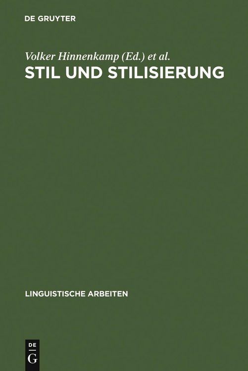 Produktbild: Stil und Stilisierung