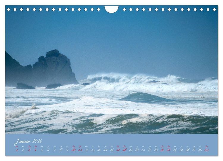 Produktbild: Brandung faszinierent und wild (Wandkalender 2026 DIN A4 quer), CALVENDO Monatskalender