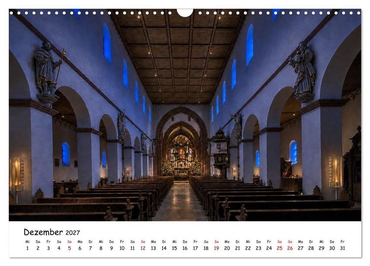 Produktbild: Rund um das Benediktinerkloster Seligenstadt (Wandkalender 2027 DIN A3 quer), CALVENDO Monatskalender