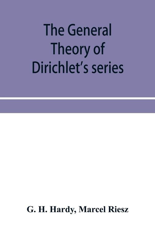 Produktbild: The general theory of Dirichlet's series