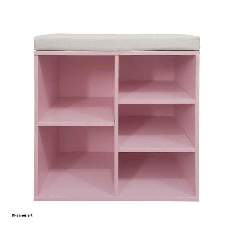 Produktbild: HTI-Living Schuhbank Katja 5 Regalf&auml;cher Rosa Schuhbank Katja 5 Regalf&auml;cher Rosa