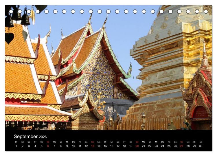 Produktbild: Thailand (Tischkalender 2026 DIN A5 quer), CALVENDO Monatskalender