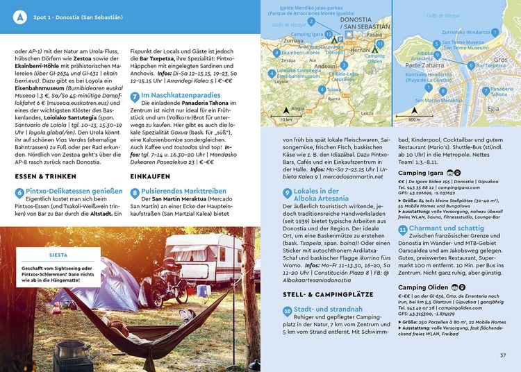 Produktbild: MARCO POLO Camper Guide Nordspanien: Atlantikk&uuml;ste & Pyren&auml;en