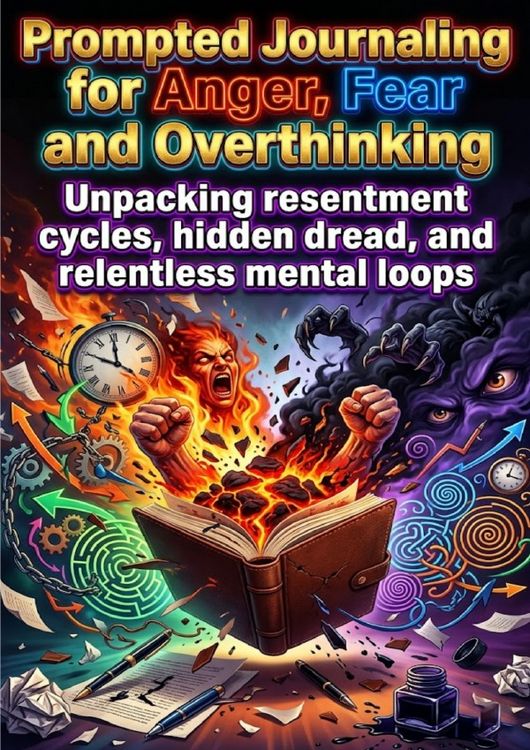 Produktbild: Prompted Journaling for Anger, Fear and Overthinking