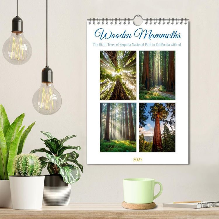 Produktbild: Wooden Mammoths (Wall Calendar 2027 DIN A4 portrait), CALVENDO 12 Month Wall Calendar