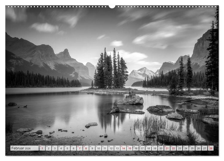 Produktbild: Monochrome Wonders (hochwertiger Premium Wandkalender 2026 DIN A2 quer), Kunstdruck in Hochglanz