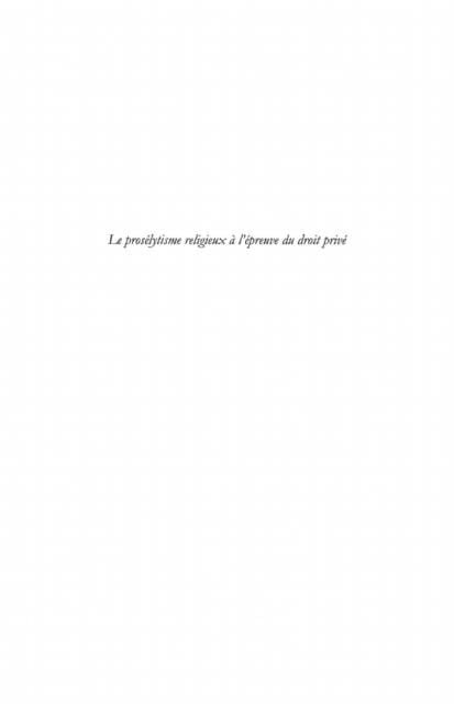 Produktbild: Proselytisme religieux a l'epreuve du dr