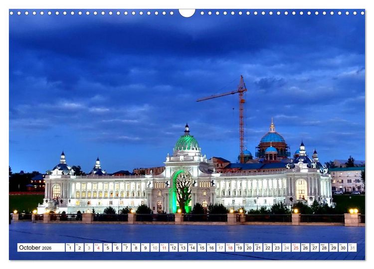 Produktbild: Magic Kazan - A fascinating city on the Volga River (Wall Calendar 2026 DIN A3 landscape), CALVENDO 12 Month Wall Calendar
