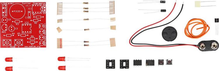Produktbild: Whadda WSG105 Theremin Ausf&uuml;hrung (Bausatz/Baustein): Bausatz 9V