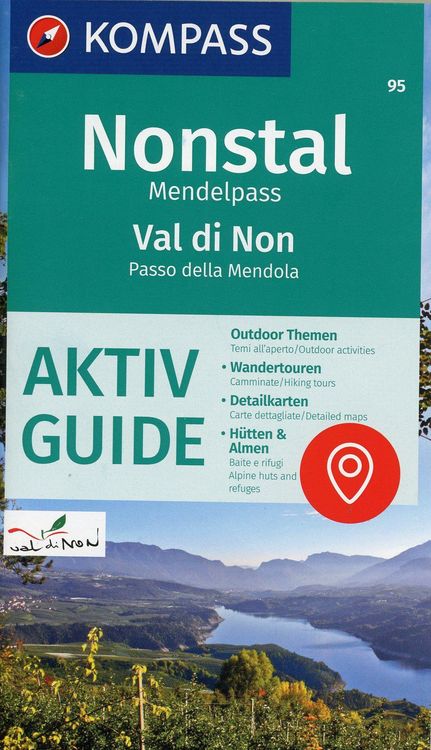 Produktbild: KOMPASS Wanderkarte 95 Nonstal, Mendelpass, Val di Non, Pass