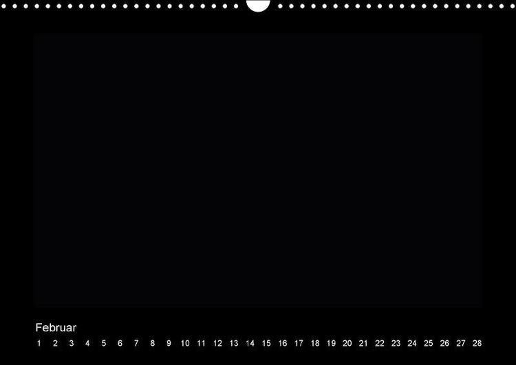 Produktbild: K. A., K: Geburtstags - Bastelkalender - Schwarz (Wandkalen