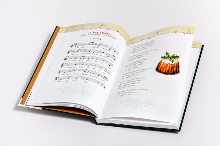 Produktbild: Das gro&szlig;e Hausbuch f&uuml;r die Weihnachtszeit. Singen, Dichten, Backen, Basteln f&uuml;r die ganze Familie