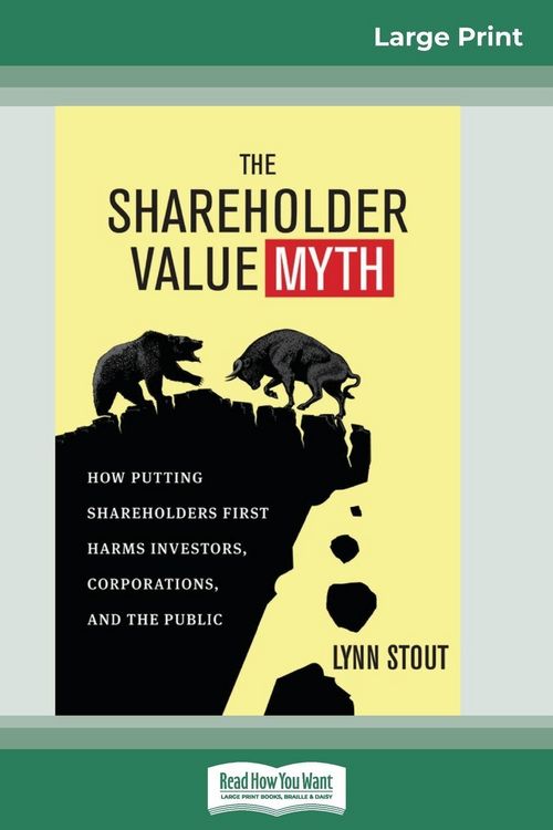 Produktbild: The Shareholder Value Myth