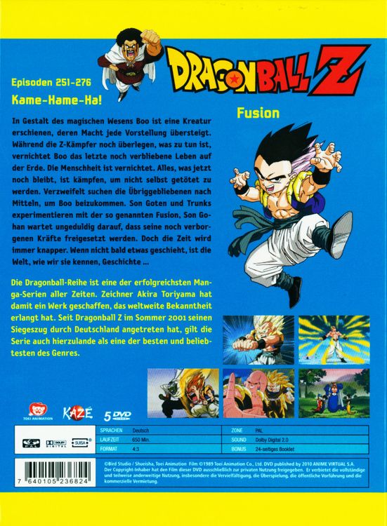 Produktbild: Dragonball Z - Box 9/Episoden 251-276 [5 DVDs]