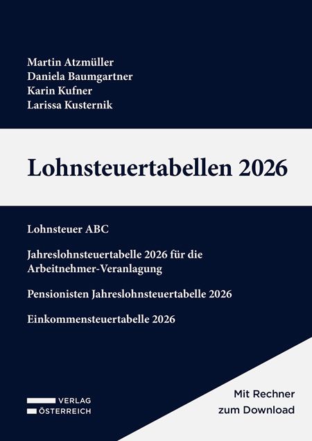 Produktbild: Lohnsteuertabellen 2026
