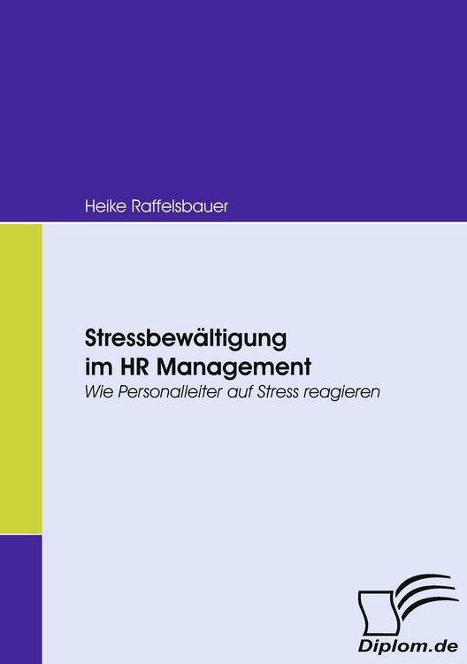 Produktbild: Stressbew&auml;ltigung im HR Management