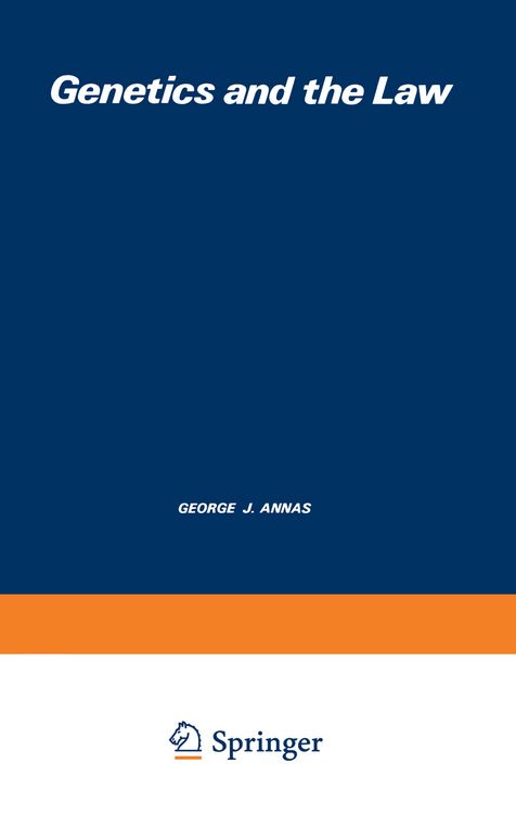Produktbild: Genetics and the Law