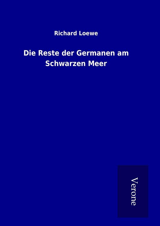 Produktbild: Die Reste der Germanen am Schwarzen Meer