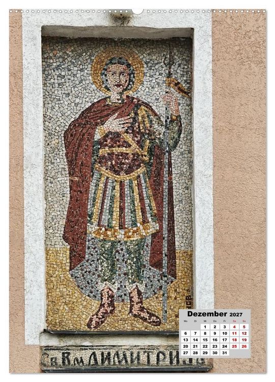 Produktbild: Orthodoxe Kirchen in Nordmazedonien (hochwertiger Premium Wandkalender 2027 DIN A2 hoch), Kunstdruck in Hochglanz