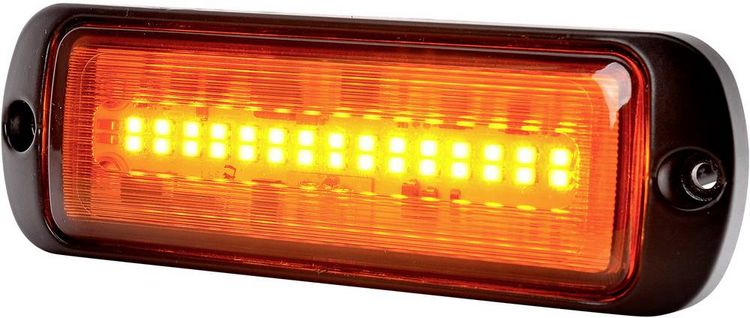 Produktbild: WAS Frontblitzer / Stra&szlig;enr&auml;umer W218 1469 12 V/DC, 24 V/DC &uuml;ber Bordnetz Aufbau, Schraubmontage Orange