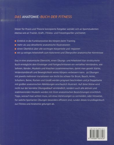 Produktbild: Das Anatomie-Buch der Fitness