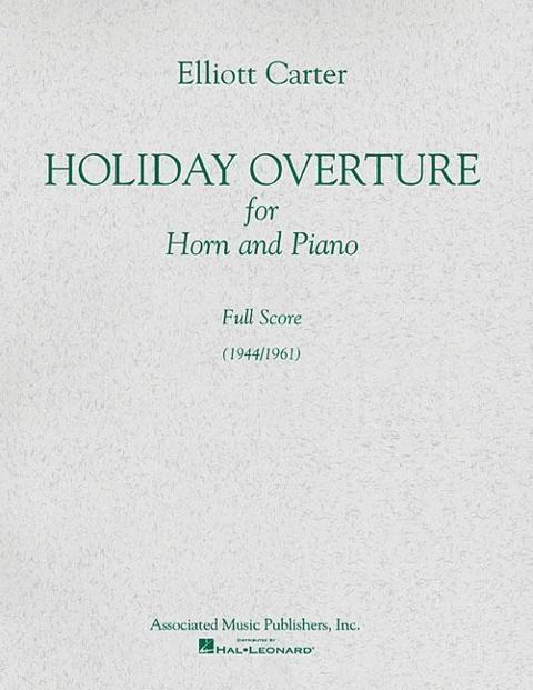 Produktbild: Carter, E: Holiday Overture (1944/1961)