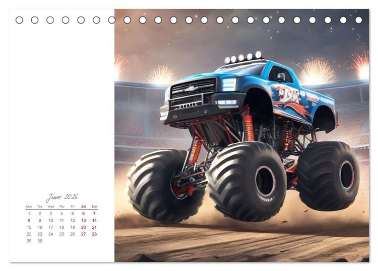Produktbild: The battle of the titans (Desk Calendar 2026 DIN A5 landscape), CALVENDO 12 Month DeskCalendar