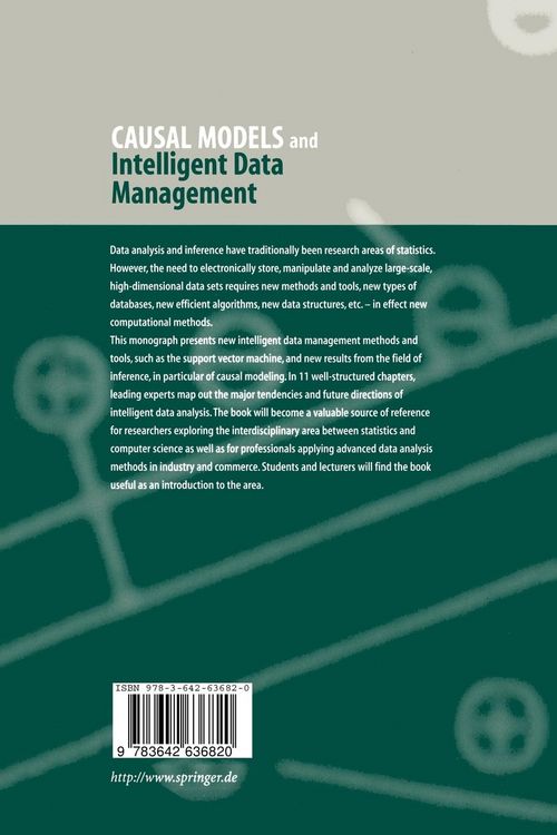 Produktbild: Causal Models and Intelligent Data Management